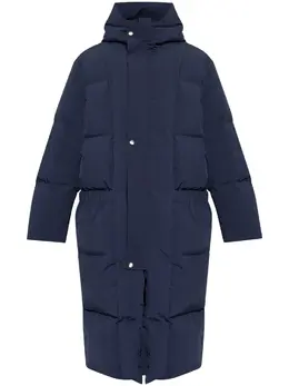 Jil Sander: Пальто с капюшоном 