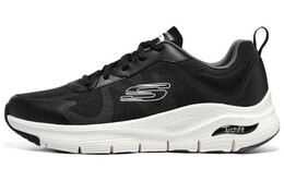 Кроссовки Arch Fit Series для бега мужские с низким верхом черного/белого цвета Skechers 232600-bkw