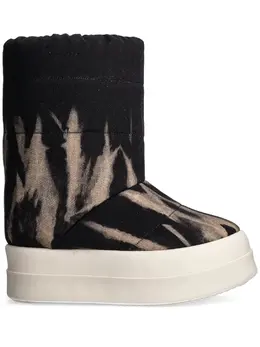 Rick Owens DRKSHDW: Чёрные ботинки 