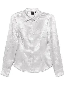 PINKO: Серебристая рубашка 