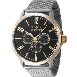 Invicta Specialty Quartz Black Dial Mens Watch 47596