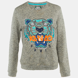 Kenzo: Хлопковый свитшот  Tiger Head