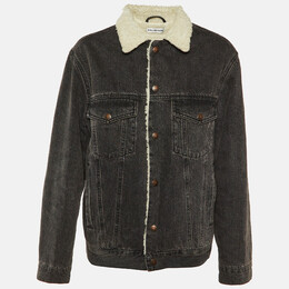 Balenciaga: Чёрная куртка 