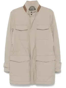 Kiton: Бежевое пальто 