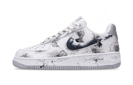 Крик журавля Air Force 1 достигает Nine Marshes. Низкие противоскользящие кроссовки для скейтборда. Мужские светло-серые Nike, Light Gray fj4146-100(team1068-鹤鸣九皋) | light gray