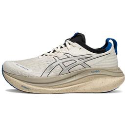 Asics Кроссовки для бега GEL NIMBUS 27, износостойкие, дышащие, низкие, повседневные, белые, серебристо-серые 1011c096-100 | white silver gray