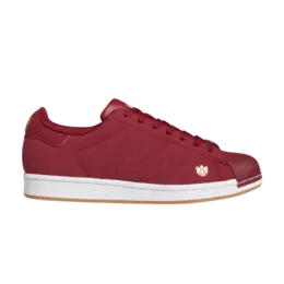 Кроссовки Adidas Superstar 'Collegiate Burgundy Gum', красный fz2141 | collegiate burgundy/cloud white/gold metallic