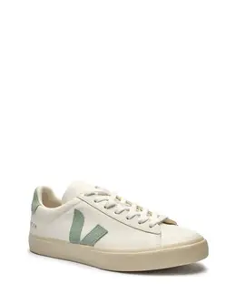 Кожаные кроссовки поле Veja, белый cp0502485b | crema