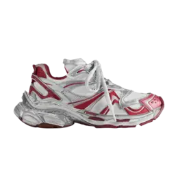 Кроссовки Balenciaga Runner 2.0, White Grey Red 779066 wrnny 9620 | red