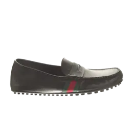 Кроссовки Gucci Loafer, цвет Black Green Red 566294 btre0 1060 | black green red
