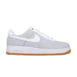 Кроссовки Nike Air Force 1 Low 'Seersucker', белый 488298 051 | pure platinum/white-light brown