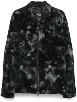 Y-3: Голубая куртка 