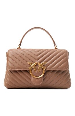 Pinko: Бежевая сумка  Love
