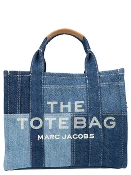 Marc Jacobs-The Medium Tote Tote Blu-Donna 52901247779156