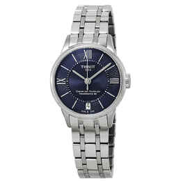 Tissot Chemin des Tourelles Automatic t0992071104800 Blue Dial Ladies Watch