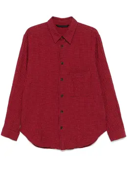 Forme D'expression: Рубашка с узором "гусиная лапка" 