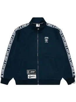 AAPE BY *A BATHING APE®: Синий свитшот 