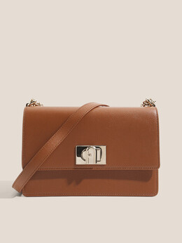 Furla: Коричневая сумка 