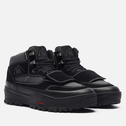 Vans: Чёрные ботинки 