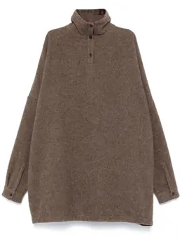 Rick Owens: Коричневый свитер  Jumbo