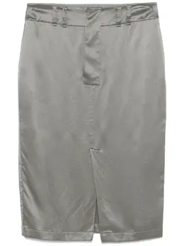 Saint Laurent: Шёлковая юбка 