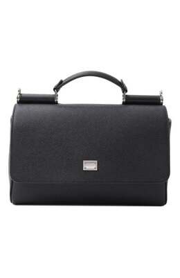 Dolce & Gabbana: Чёрная сумка  Sicily