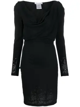 Christian Dior: Платье с растительным принтом 