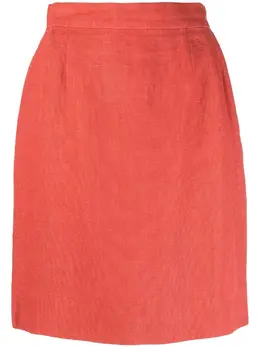 Chanel Pre-Owned: Льняная юбка 