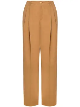Moschino: Коричневые брюки 