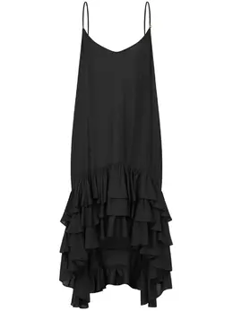 Moschino: Платье с оборками 