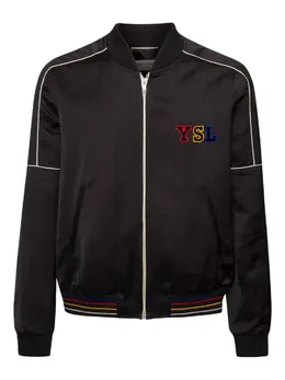 Saint Laurent: Чёрная куртка 