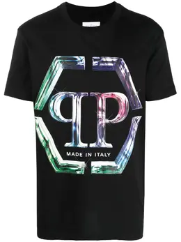Philipp Plein: Футболка с принтом 