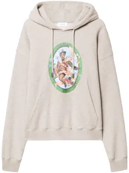 Off-White: Светлая толстовка 