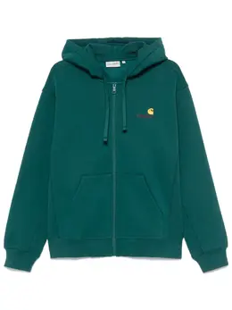 Carhartt WIP: Зелёная толстовка  American