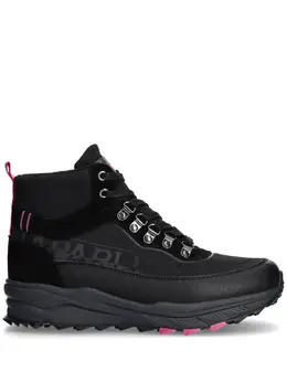 Napapijri: Чёрные ботинки 