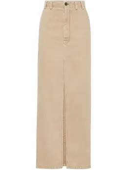 Brunello Cucinelli: Бежевая юбка 