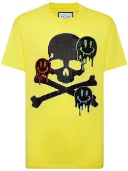 Philipp Plein: Жёлтая футболка  Skull