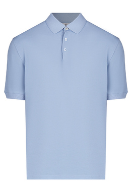 BRUNELLO CUCINELLI: Голубое поло 