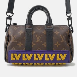 Louis Vuitton: Чёрная спортивная сумка  Keepall