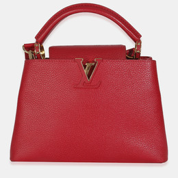 Louis Vuitton: Красная сумка на руку 