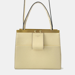 Louis Vuitton: Жёлтая сумка на руку 