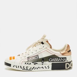 Dolce & Gabbana: Белые кроссовки  Portofino