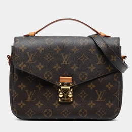 Louis Vuitton: Коричневая сумка на руку  Pochette