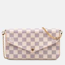Louis Vuitton: Голубой кошелёк  Pochette
