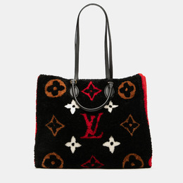 Louis Vuitton: Чёрная сумка-шоппер 