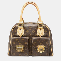 Louis Vuitton: Коричневая сумка 