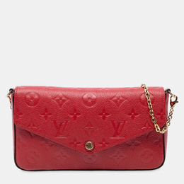 Louis Vuitton: Красный кошелёк  Pochette