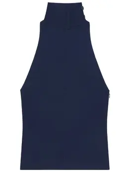 Courrèges: Синяя майка 