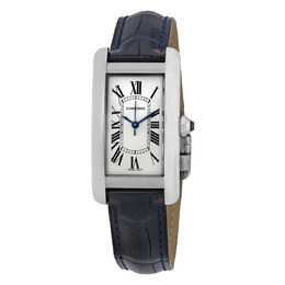 Cartier Tank Americaine Automtic Silver Dial Ladies Watch wsta0017