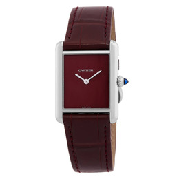 Cartier Tank Must Quartz Red Dial Ladies Watch wsta0054